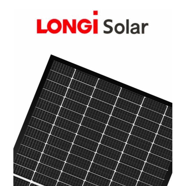 Longi 405W Bifacial Black Frame Module Photovoltaic Panel Halfcut