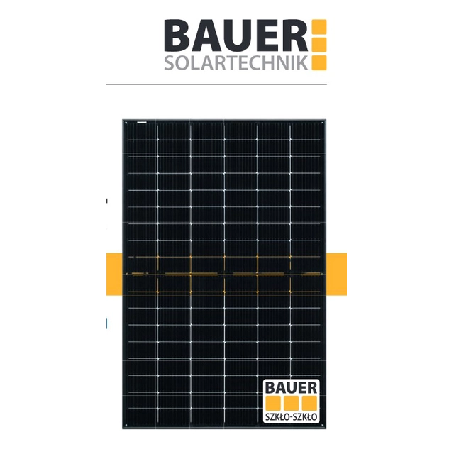 Bauer Solar Pv Panel Wp Bauer Bs M Hbb Gg Glass Glass Black