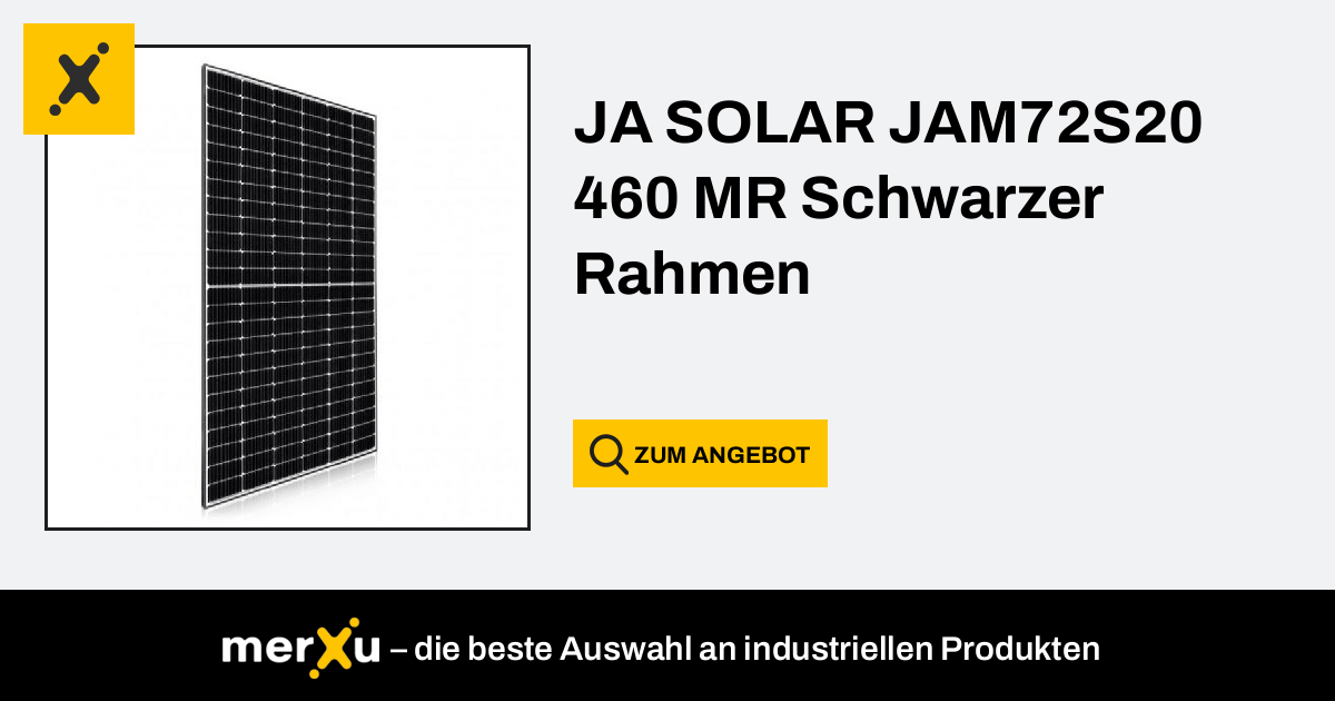 Ja Solar Jam S Mr Schwarzer Rahmen Merxu