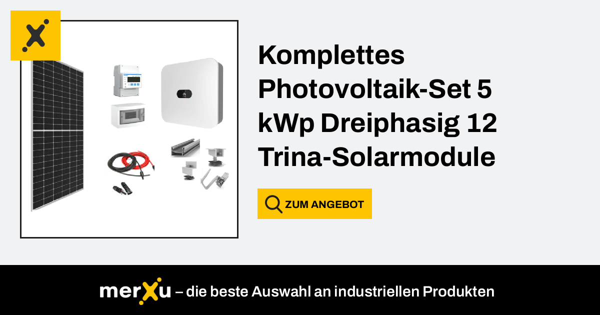 Huawei Komplettes Photovoltaik Set Kwp Dreiphasig Trina