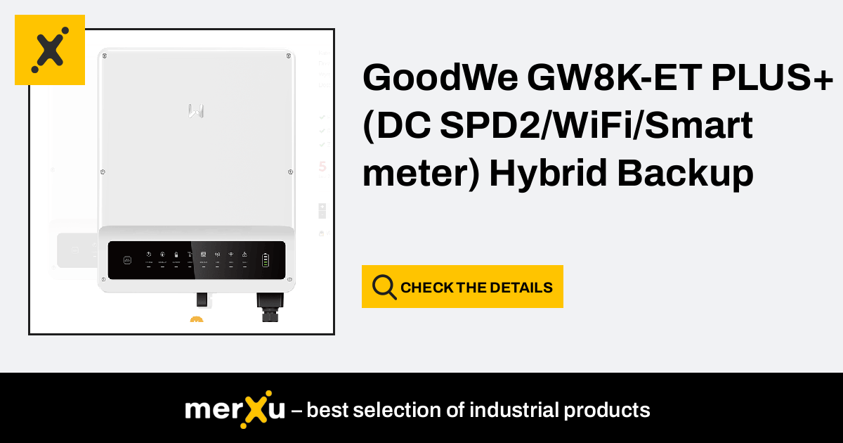 Goodwe Gw K Et Plus Dc Spd Wifi Smart Meter Hybrid Backup Merxu