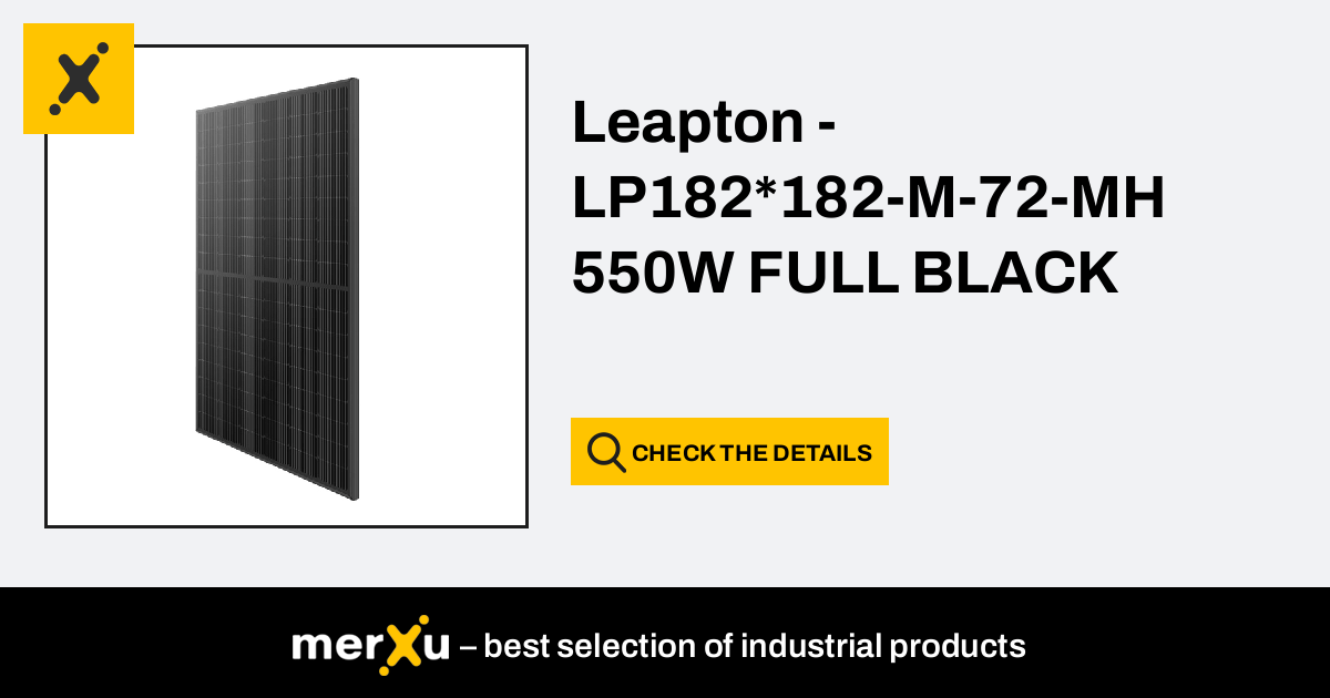 Leapton 550W FULL BLACK LP182 182 M 72 MH MerXu Negotiate