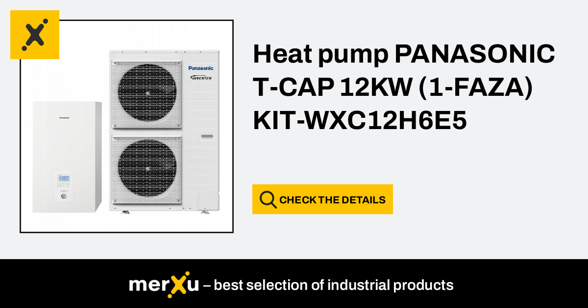 Panasonic T Cap Heat Pump Kw Faza Kit Wxc H E Merxu