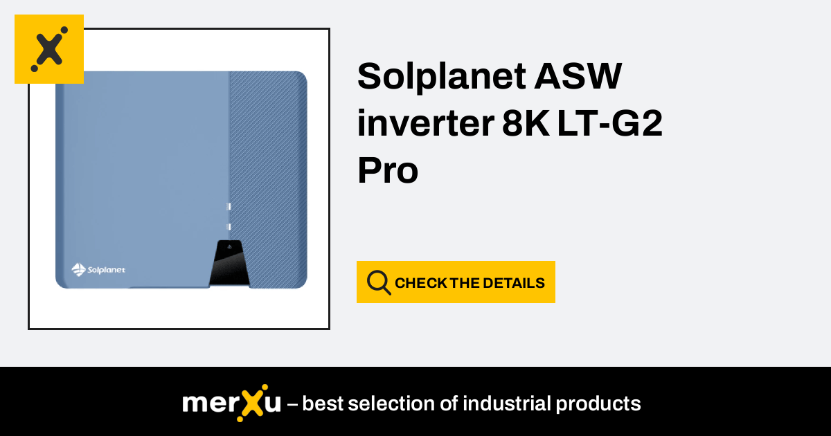 Solplanet Asw Inverter K Lt G Pro Merxu