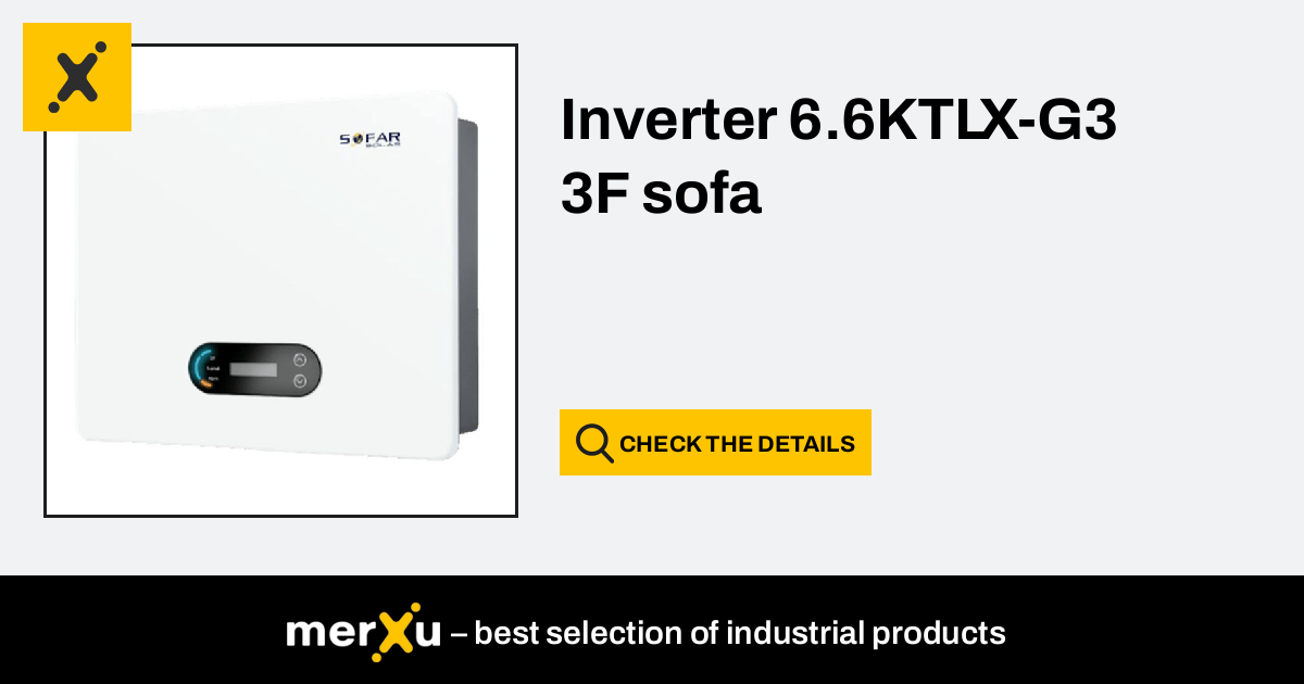 Sofar Solar Inverter 6 6KTLX G3 3F Sofar MerXu