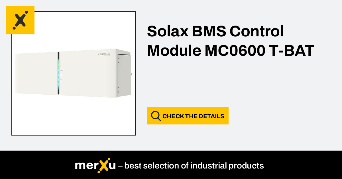 Solax Power Solax Bms Control Module Mc T Bat Merxu Negotiate