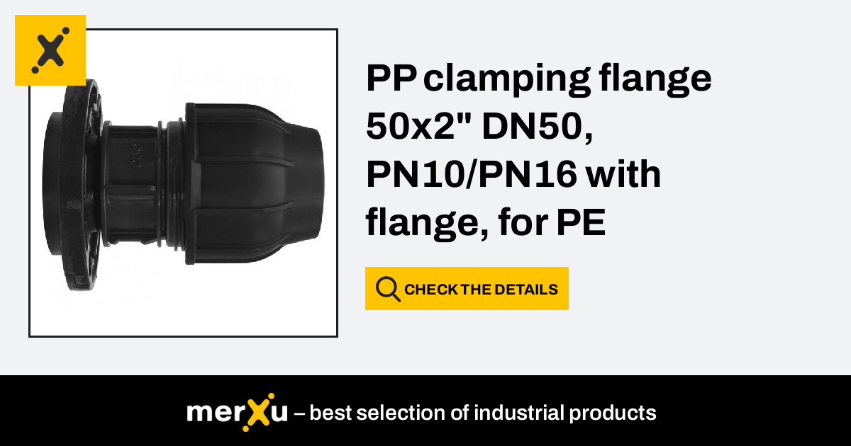 Gebo Pp Clamping Flange X Dn Pn Pn With Flange For Pe Pipes