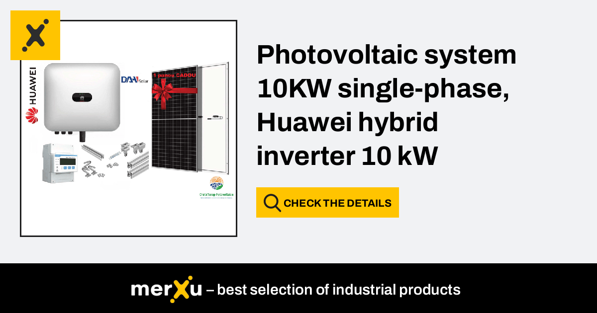 Huawei Photovoltaic System Kw Single Phase Hybrid Inverter Kw