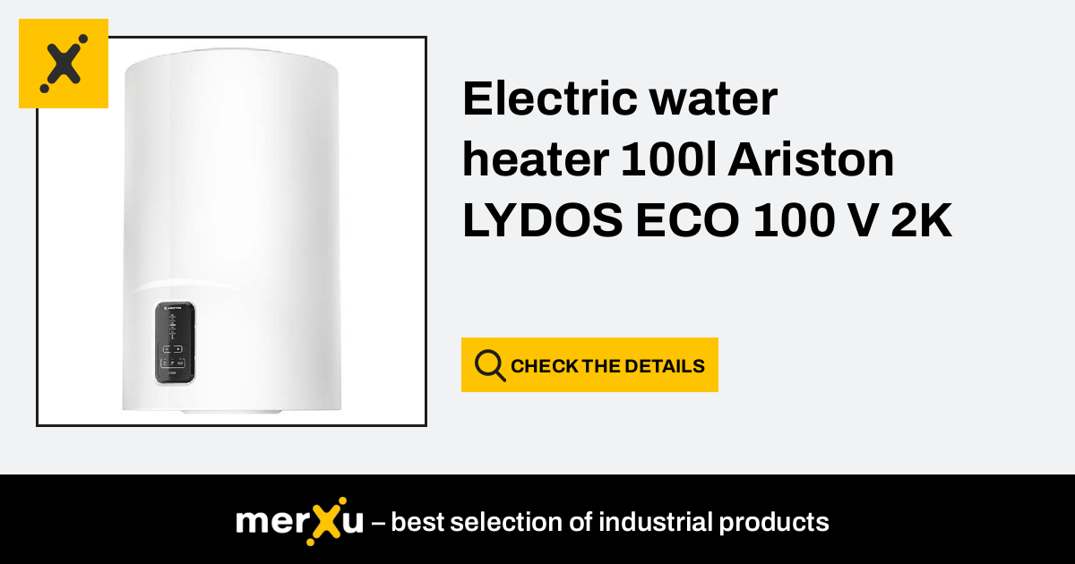 Ariston Electric Water Heater 100l LYDOS ECO 100 V 2K MerXu