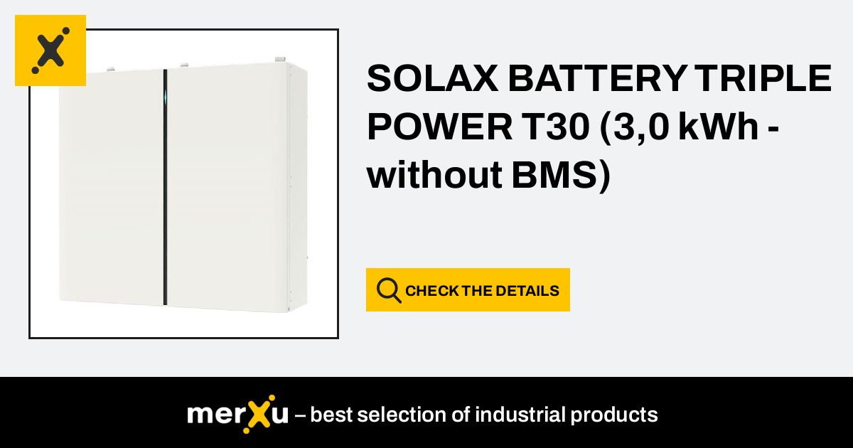 Solax Power Solax Battery Triple Power T Kwh Without Bms