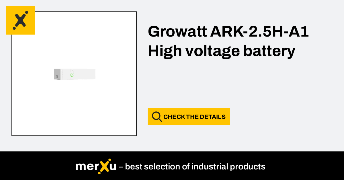 Growatt Ark H A High Voltage Battery Merxu Negotiate Prices