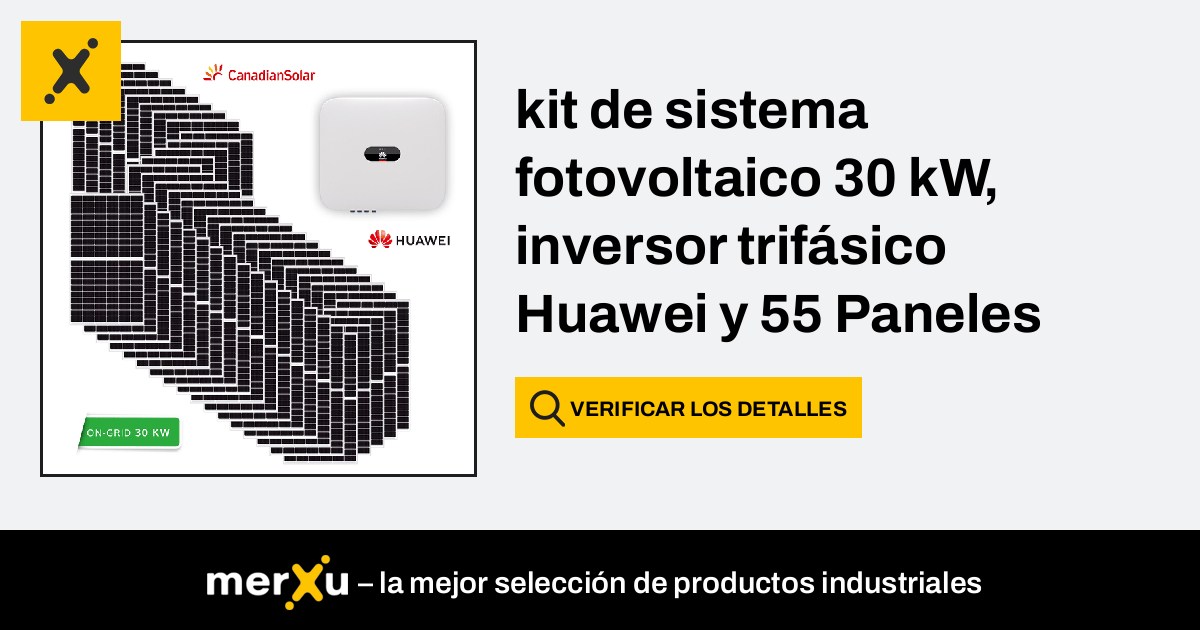 Huawei Kit De Sistema Fotovoltaico Kw Inversor Trif Sico Y