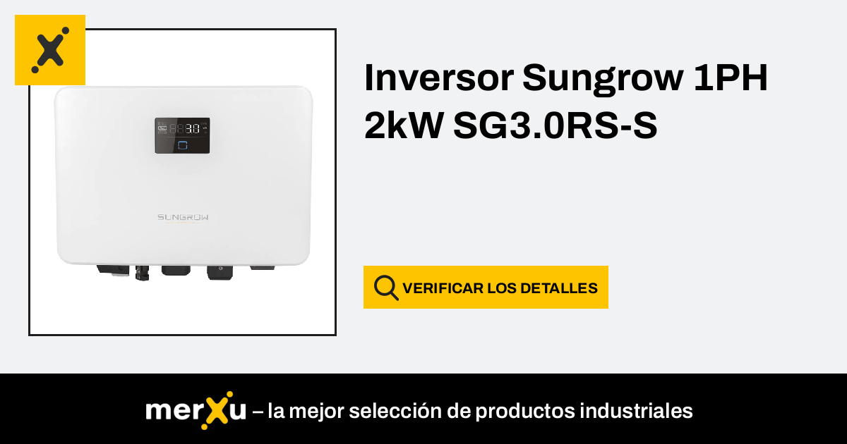 Inversor Sungrow Ph Kw Sg Rs S Merxu