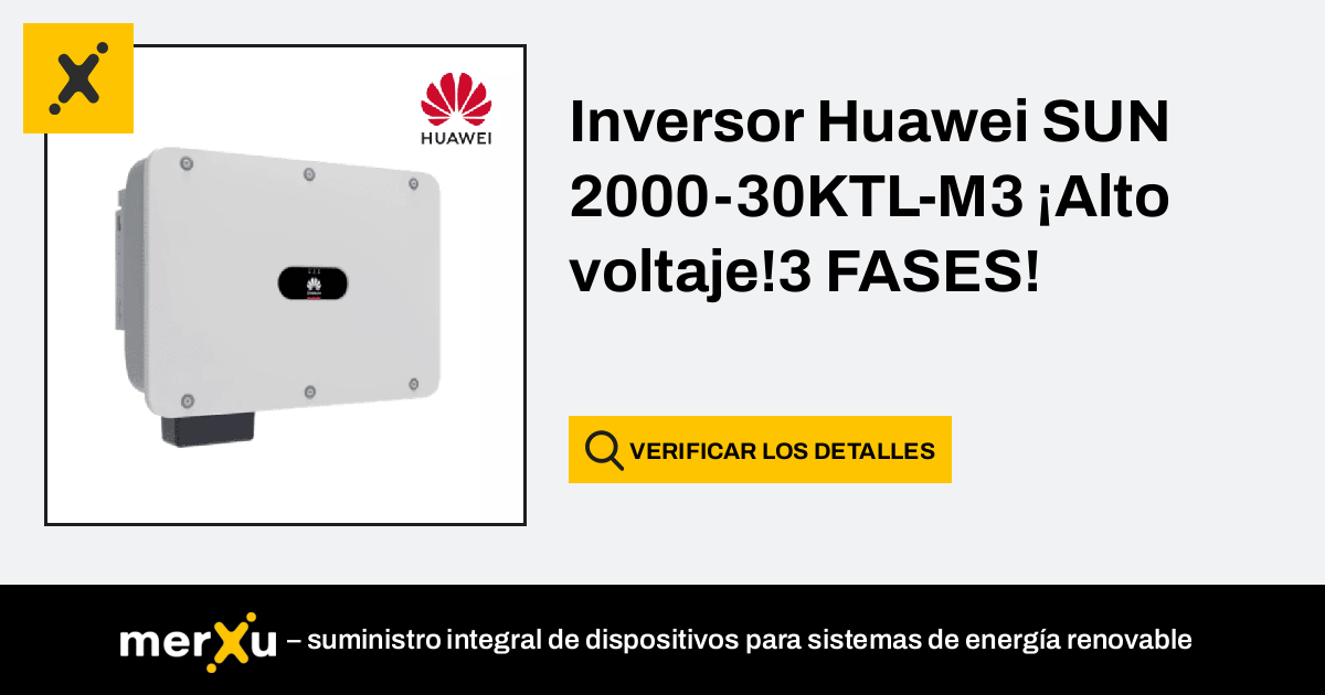 Huawei Inversor Sun Ktl M Alto Voltaje Fases Sun Ktl