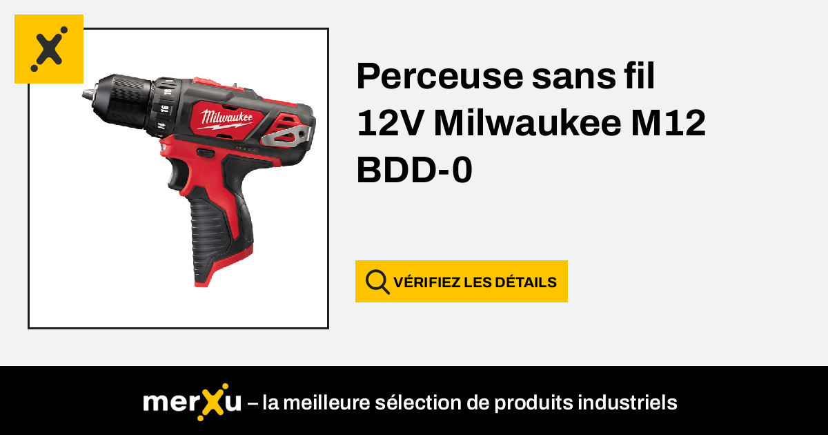 Milwaukee Perceuse Sans Fil V M Bdd Merxu