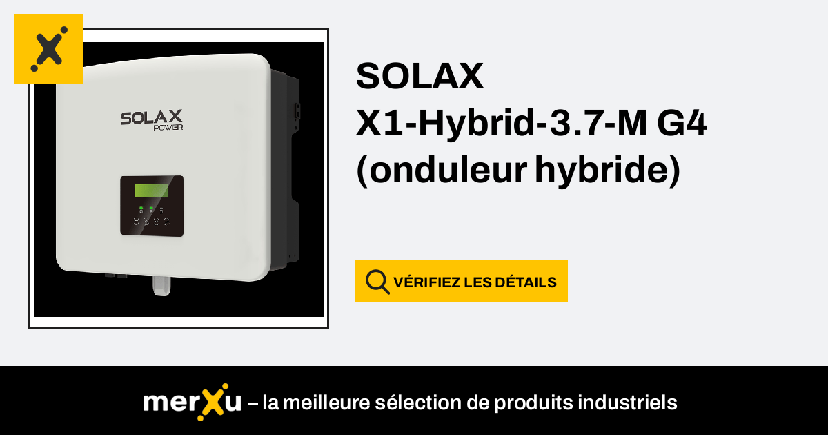 Solax Power Solax X Hybrid M G Onduleur Hybride Merxu