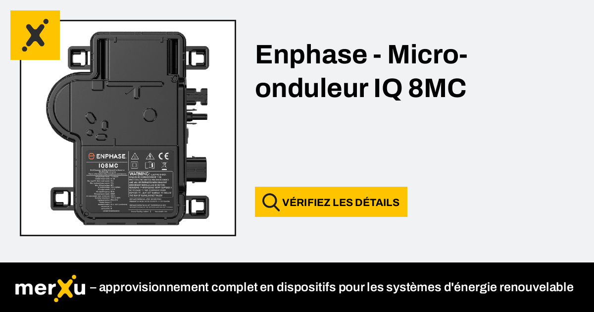 Enphase Micro Onduleur Iq Mc Iq Mc Int Merxu N Gociez Les Prix