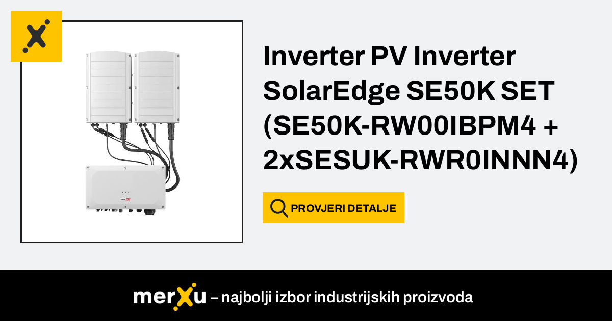 Inverter SolarEdge Solarni Inverter SE50K SET SE50K RW00IBPM4 2xSESUK