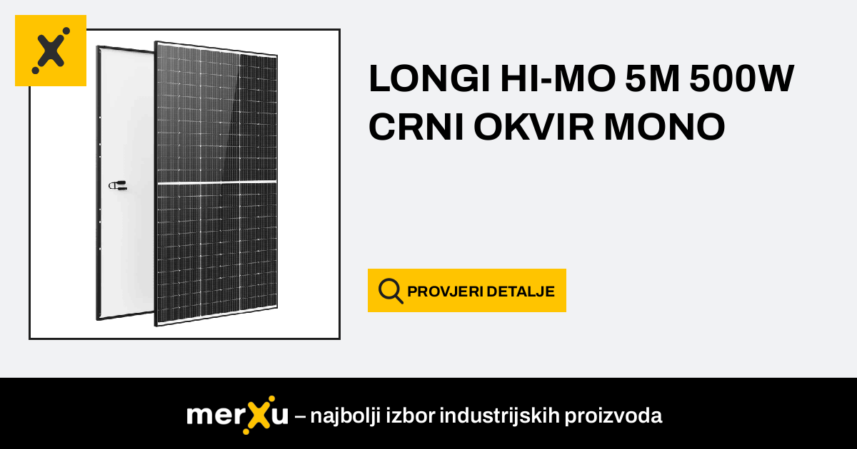 Longi Hi Mo M W Crni Okvir Mono Merxu