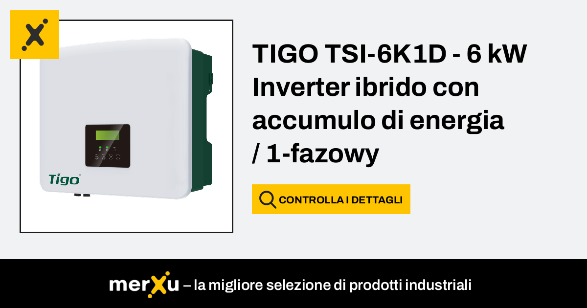 Tigo Energy Tigo Tsi K D Kw Inverter Ibrido Con Accumulo Di