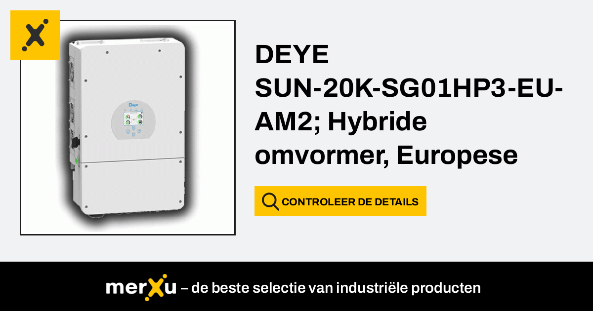 Deye Sun K Sg Hp Eu Am Hybride Omvormer Europese Versie Ip