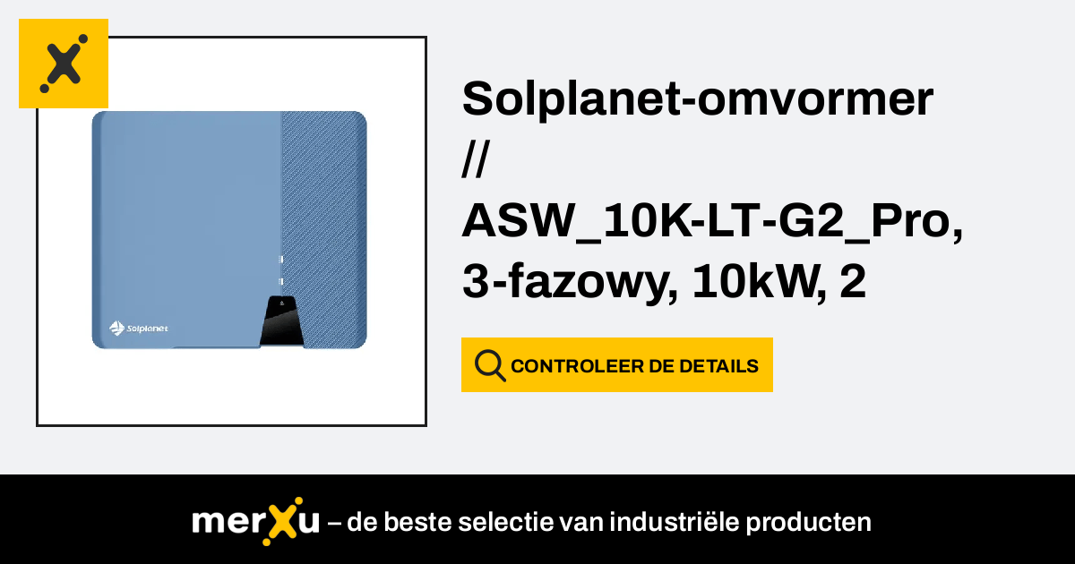 Solplanet Omvormer Asw K Lt G Pro Fazowy Kw Mppt A A