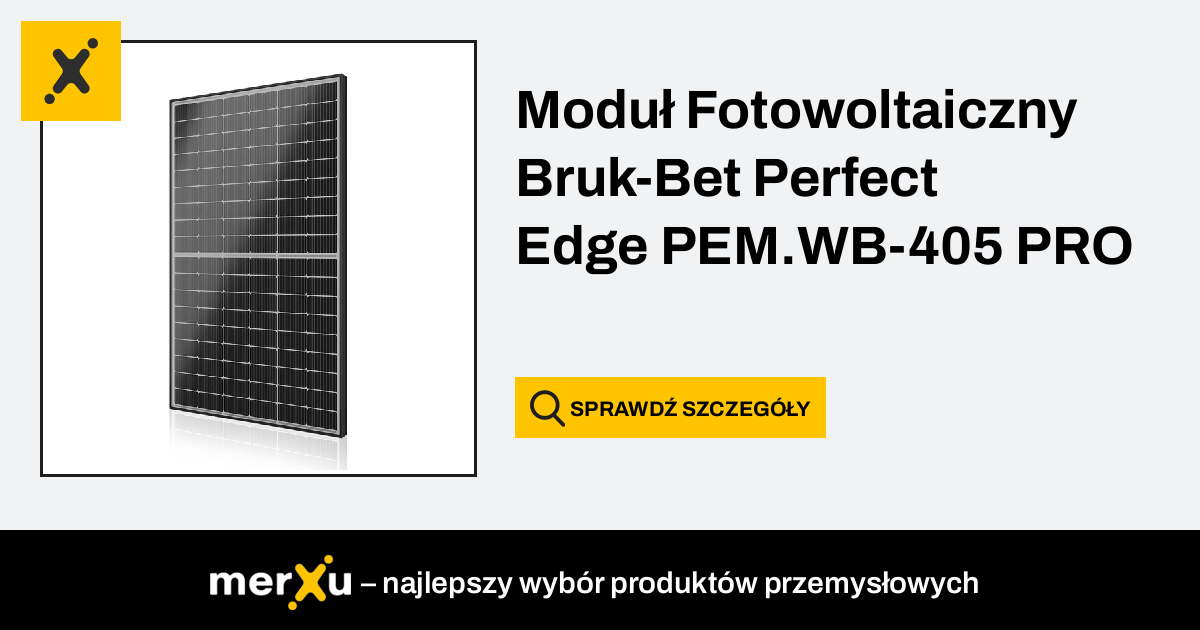 Bruk bet Moduł Fotowoltaiczny Perfect Edge PEM WB 405 PRO merXu