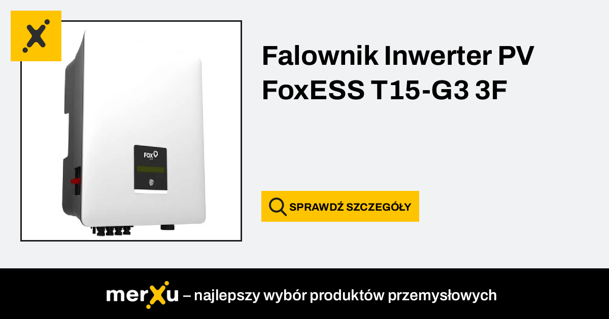 Fox Ess Falownik Inwerter Pv Foxess T G F Foxess T G Merxu