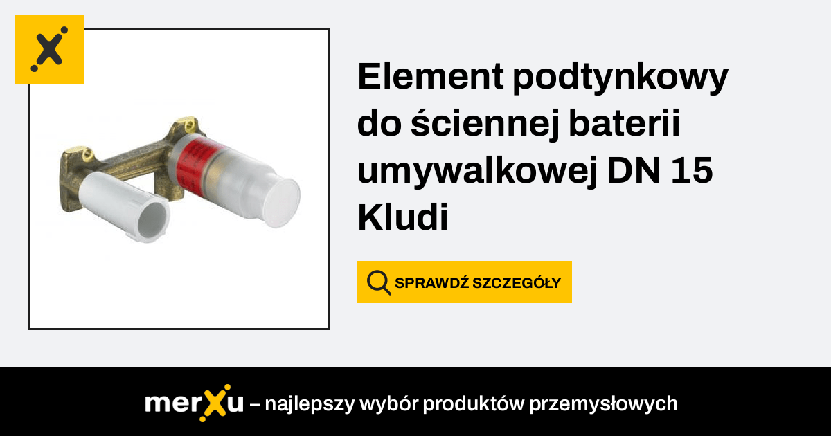 Kludi Element podtynkowy do ściennej baterii umywalkowej DN 15 38243