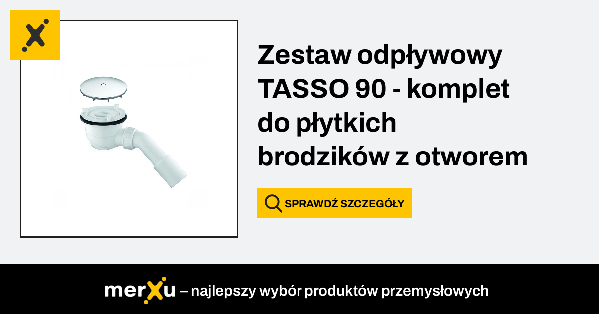 Zestaw Odp Ywowy Tasso Komplet Do P Ytkich Brodzik W Z Otworem