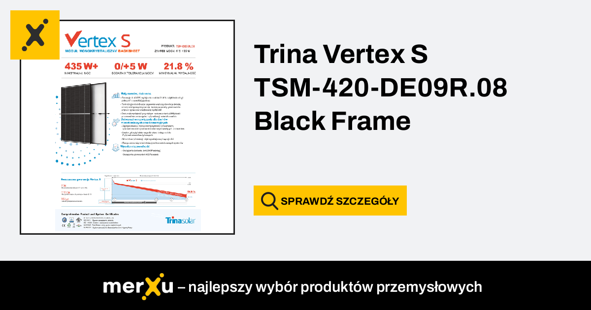 Trina Vertex S Tsm De R Black Frame Merxu