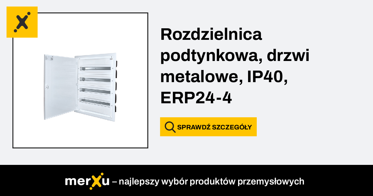 Eti Rozdzielnica Podtynkowa Drzwi Metalowe Ip Erp Merxu