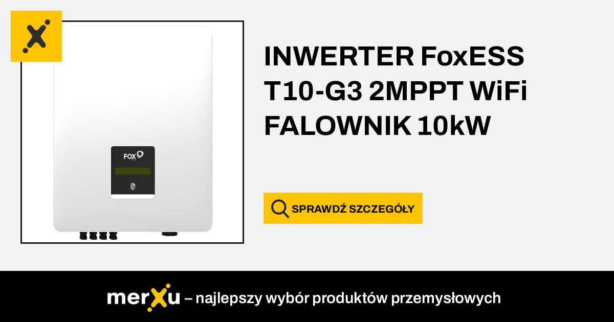 Inwerter Foxess T G Mppt Wifi Falownik Kw Merxu