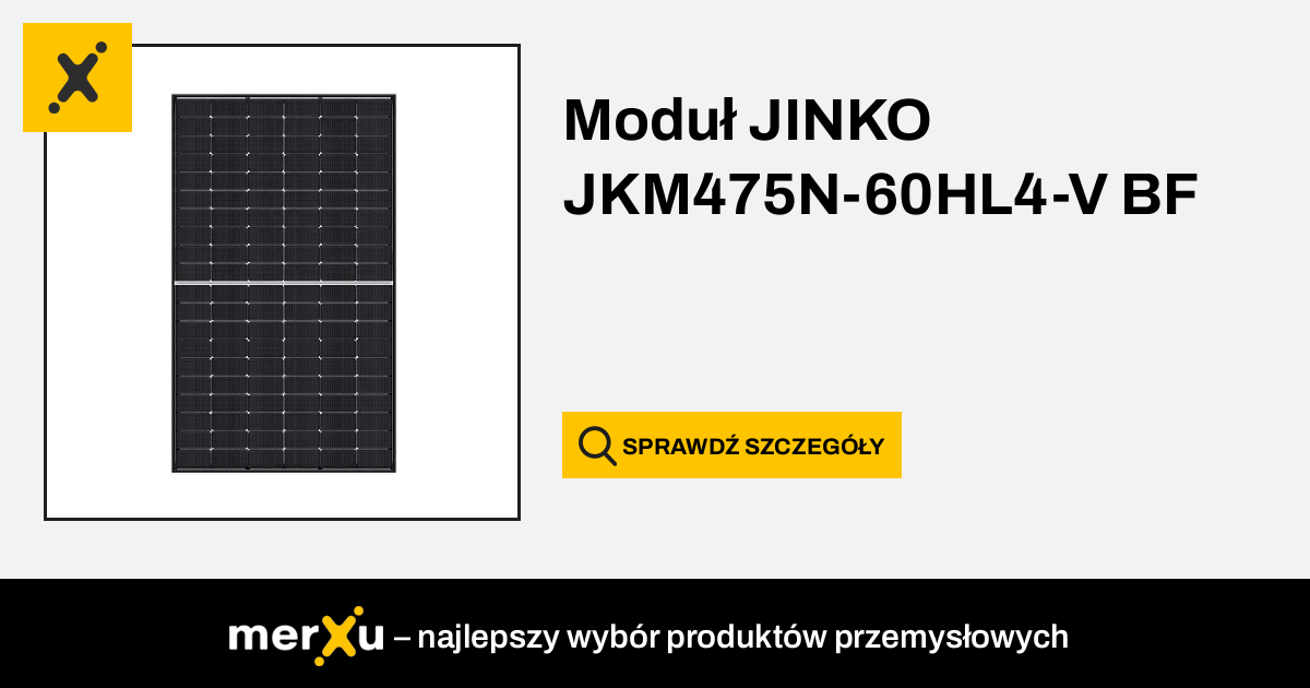 Jinkosolar Modu Jinko Jkm N Hl V Bf Merxu Negocjuj Ceny