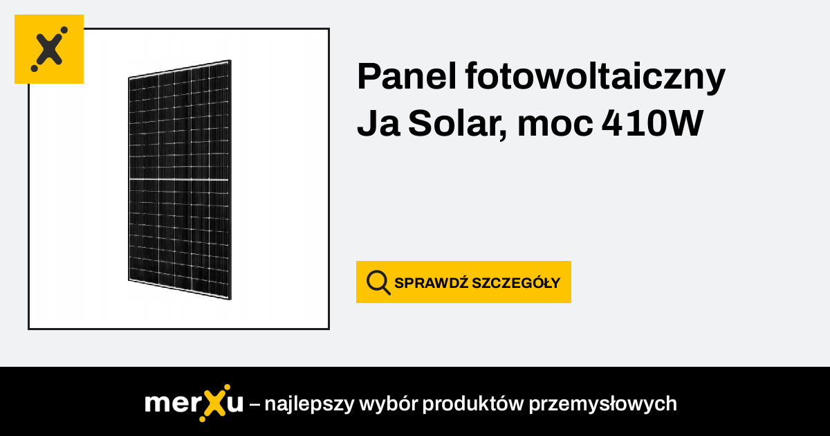 Ja Solar Panel Fotowoltaiczny Moc 410W Czarna Rama JAM54S30 410 MR