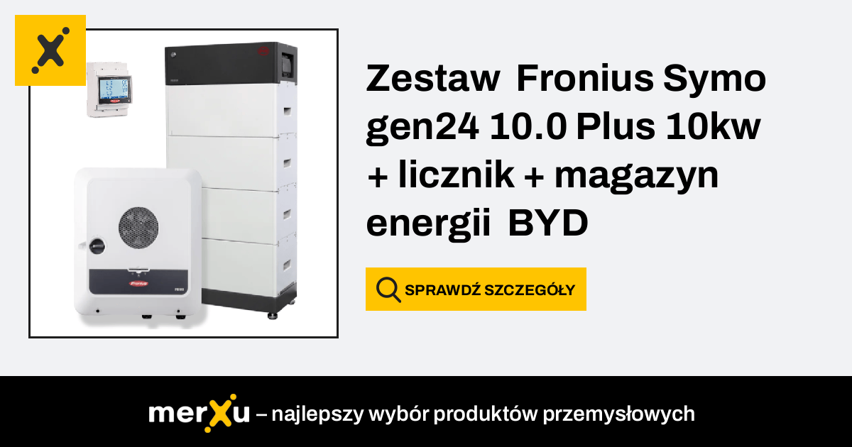 Fronius Zestaw Symo Gen24 10 0 Plus 10kw Licznik Magazyn Energii