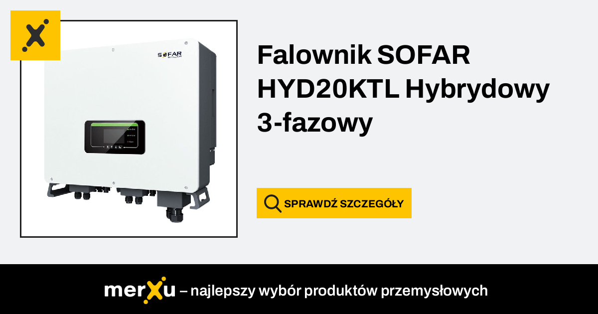 Sofar Solar Falownik Sofar Hyd Ktl Hybrydowy Fazowy Merxu