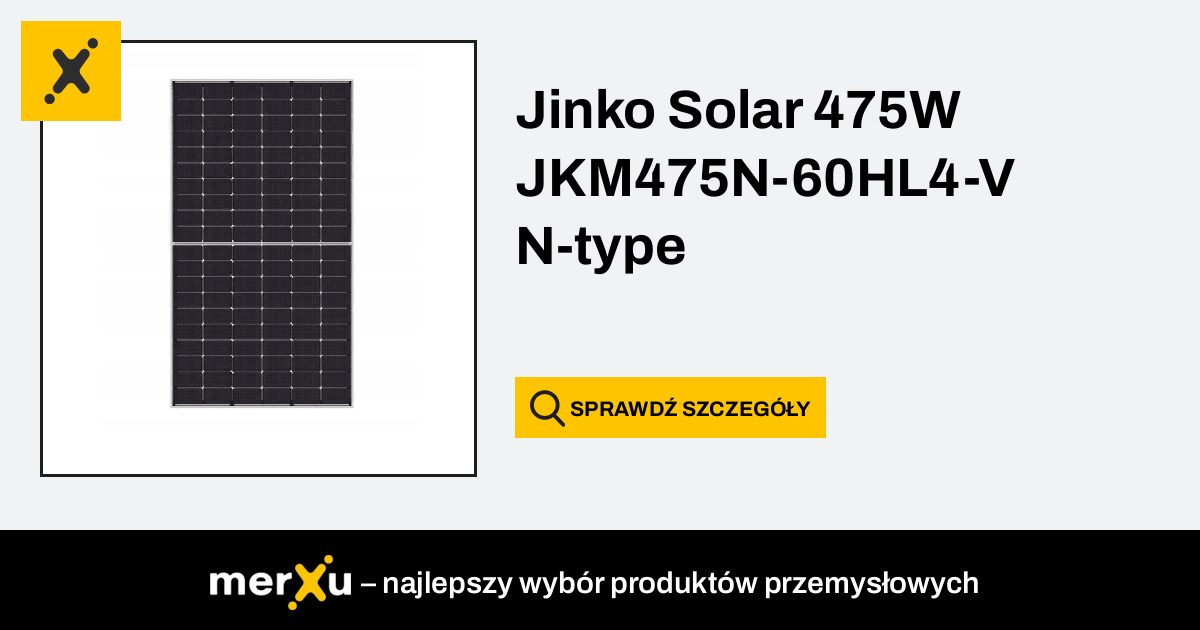 JinkoSolar Jinko Solar 475W JKM475N 60HL4 V N Type MerXu