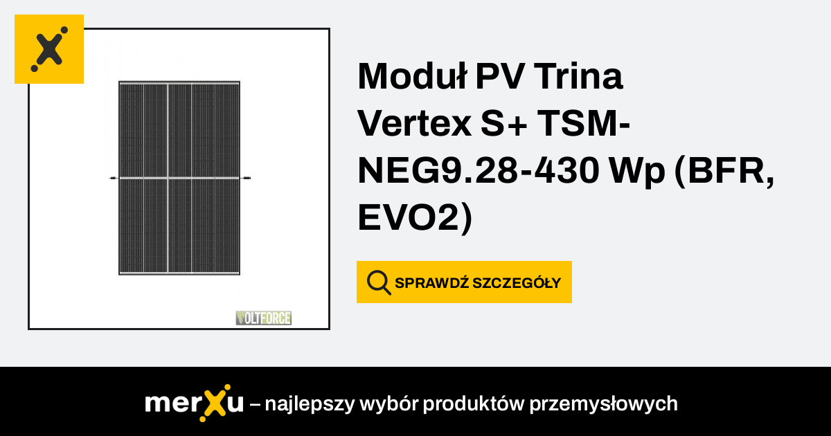 Trina Moduł PV Vertex S TSM NEG9 28 430 Wp BFR EVO2 TSM NEG9 28