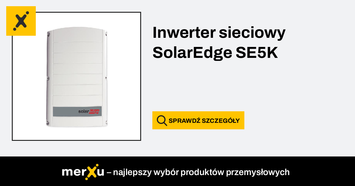 Solaredge Inwerter Sieciowy Se K Sma Tl Merxu