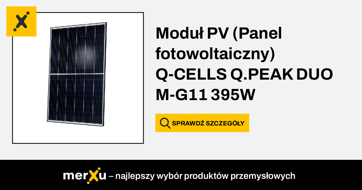 Q Cells Modu Pv Panel Fotowoltaiczny Q Cells Q Peak Duo M G W