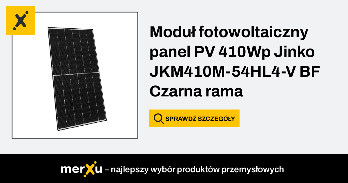 Jinkosolar Modu Fotowoltaiczny Panel Pv Wp Jinko Jkm M Hl V Bf