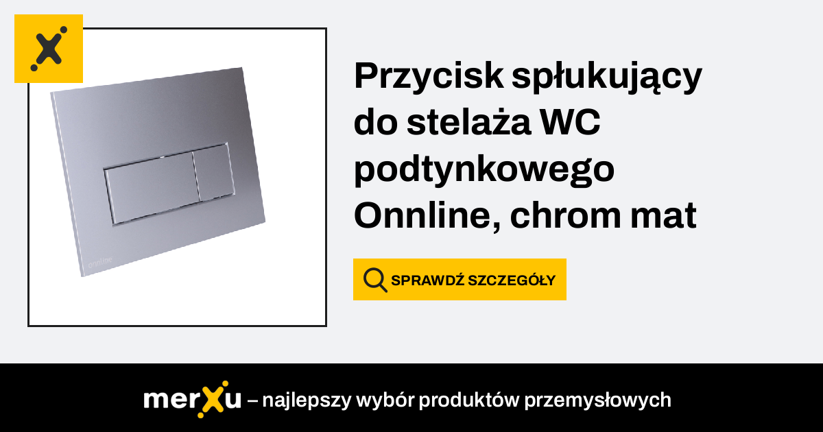 Onnline Przycisk Sp Ukuj Cy Do Stela A Wc Podtynkowego Chrom Mat