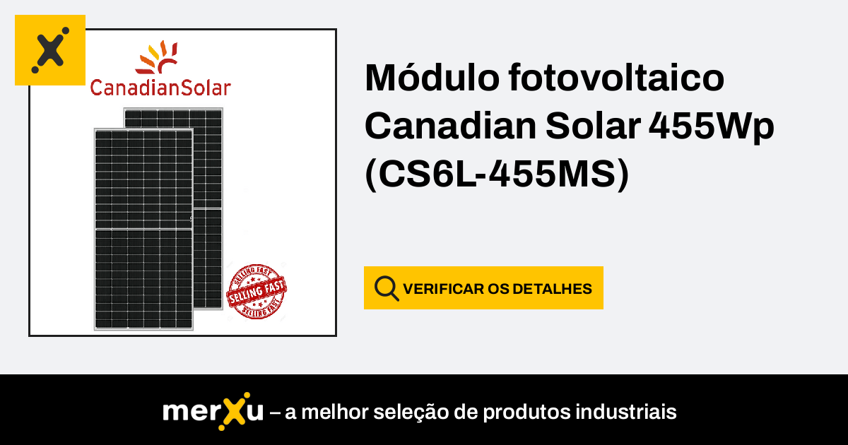 Canadian Solar Módulo fotovoltaico 455Wp CS6L 455MS CS6L 455MS merXu