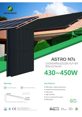 Astro N7 CHSM54RNs(DG)(BLH)/F-BH Bifacial Series 430-450 Watt