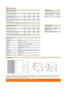Datasheets TW Solar TWMPD-72HS 545-560 Watt - Page 2