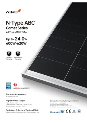 Módulo fotovoltaico AIKO AIKO-A610-MAH72Mw 610W Plata