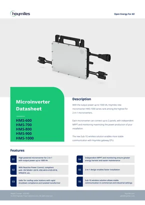 Micro-Wechselrichter Photovoltaik Hoymiles HMS-800-2T Wechse, 317,70 €