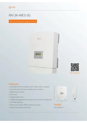 Grid-connected inverter Solis RAI-3K-48ES-5G 3000W