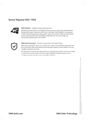 Datasheets SMA Sunny Tripower 8.0 / 10.0 - Lehekülg 4